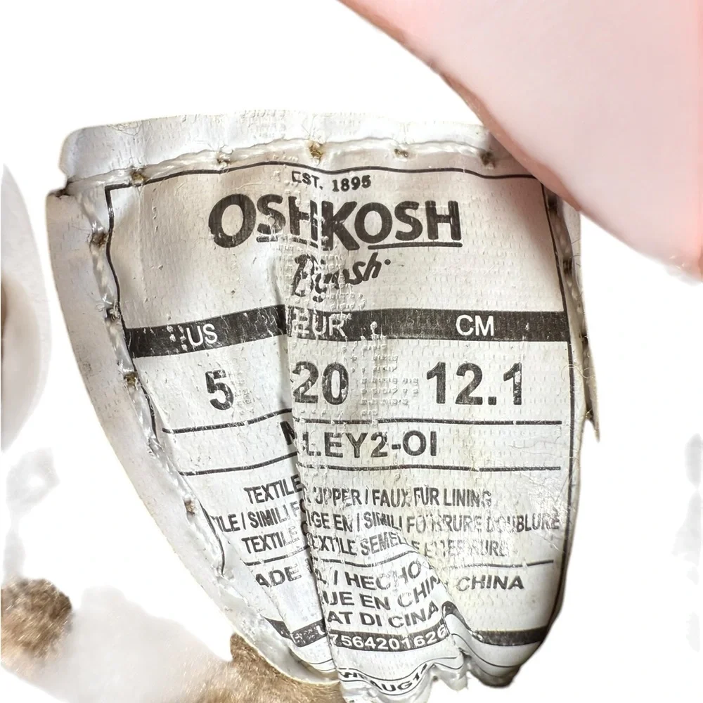 OshKosh B'gosh Brown and Orange Kids‎ Boots